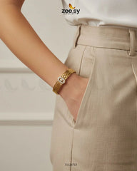 Estelle Cuff Stainless Steel Bracelet - Zeesy Jewellery