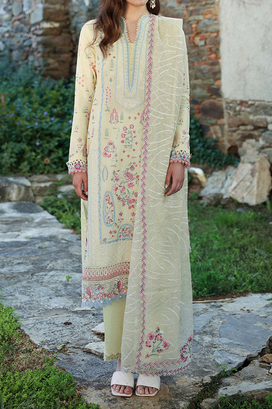 Aylin By Republic Unstitched 3 Piece Emb Lawn Summer Collection'2024-D-07-B-Ezel