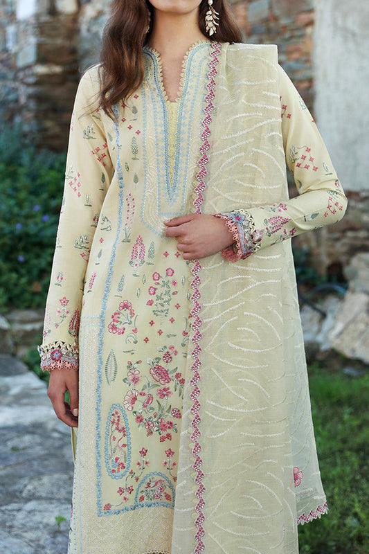 Aylin By Republic Unstitched 3 Piece Emb Lawn Summer Collection'2024-D-07-B-Ezel