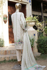 Affifa by Bin Saeed Stitched 3 Piece Embroidered Lawn Vol-04 Collection'2023-F-399-Skin