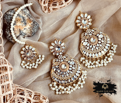 Made For Her-Elanora Earrings & Tikka Set - LNS1030