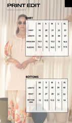 Zaman By MNM Stitched 2 Piece Cotton Lawn Collection-Honey flower