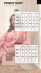 Zaman By MNM Stitched 2 Piece Cotton Lawn Collection-Pink paradise