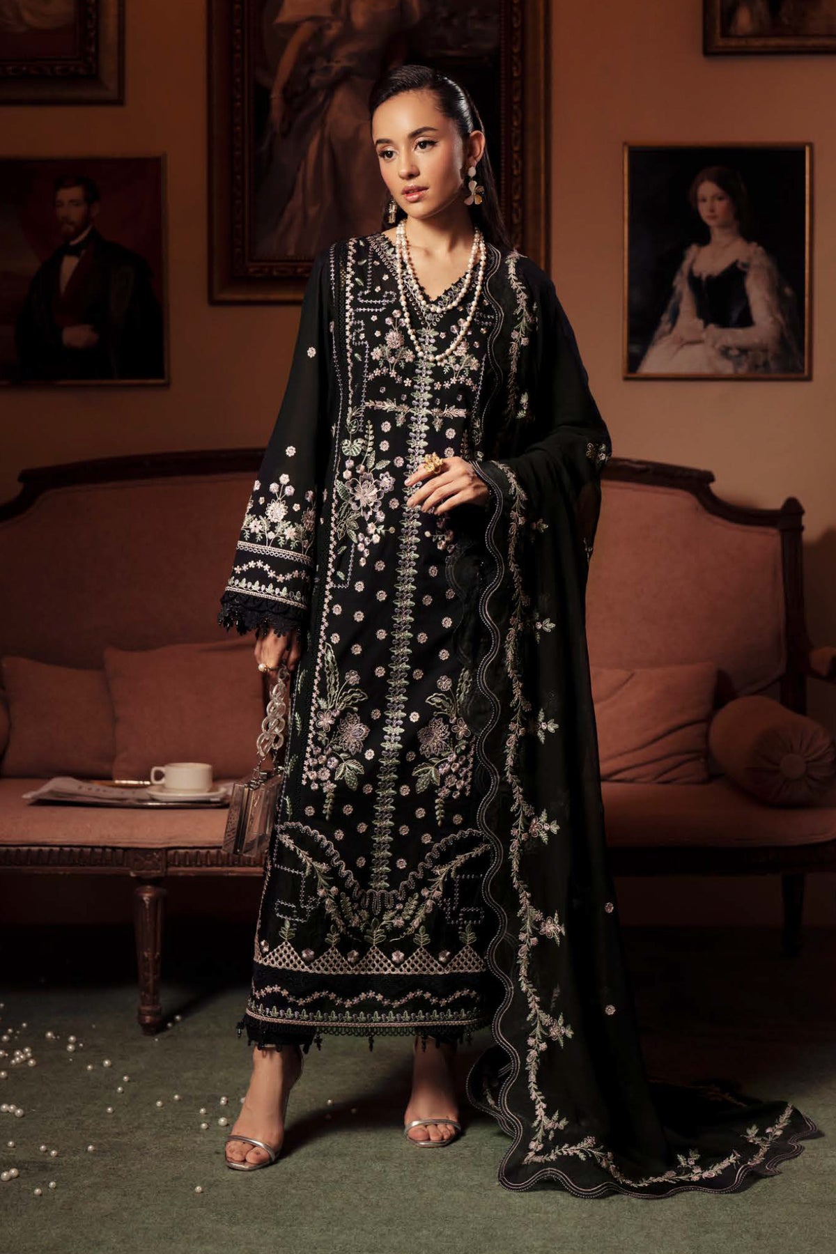 Feya By Nureh Unstitched 3 Piece Emb Lawn Eid Edit Collection'2025-Feya-FE-12