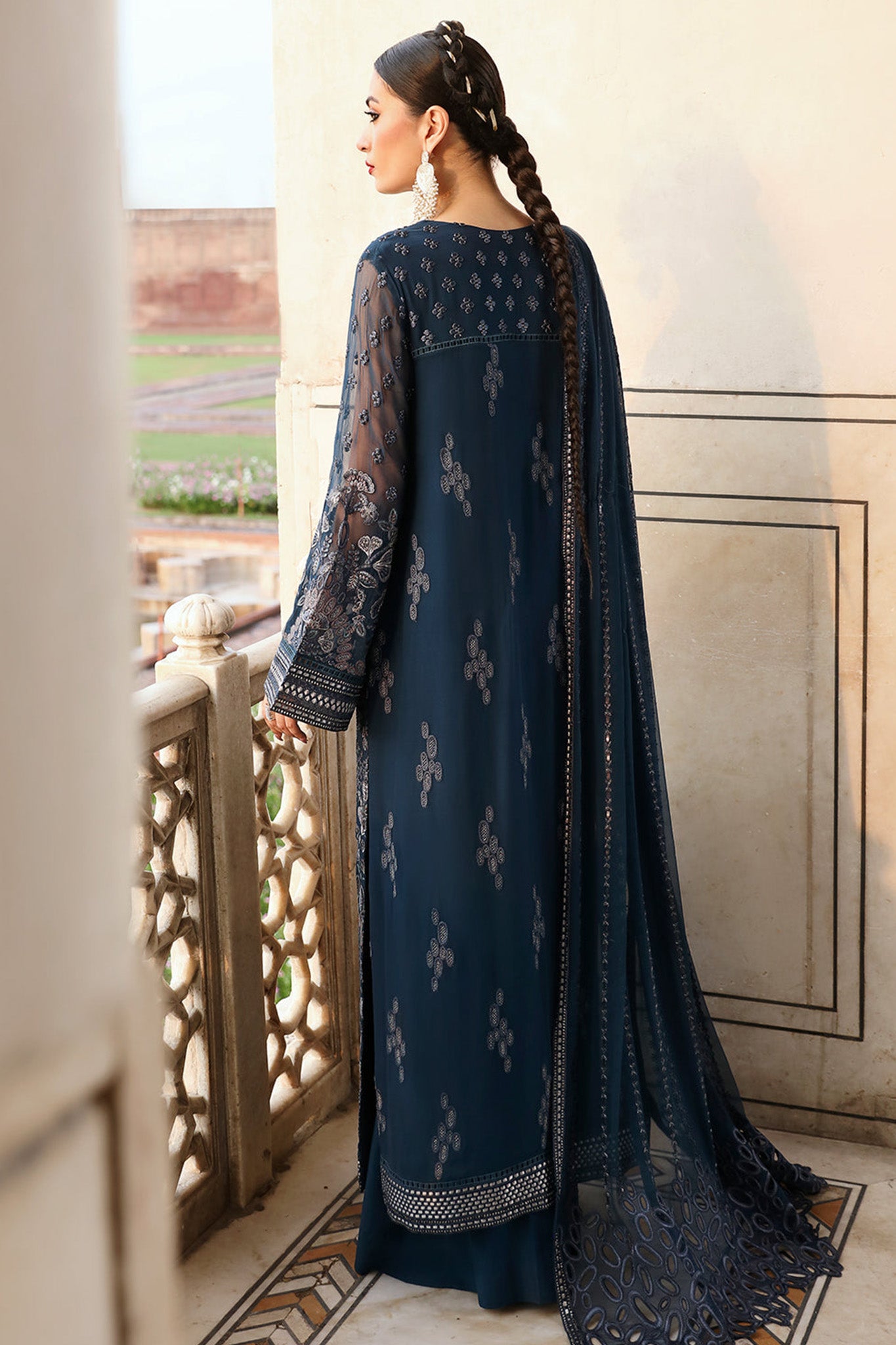 Mehak By Flossie Unstitched 3 Piece Luxury Formals Vol-08 Collection'2024-FE-802