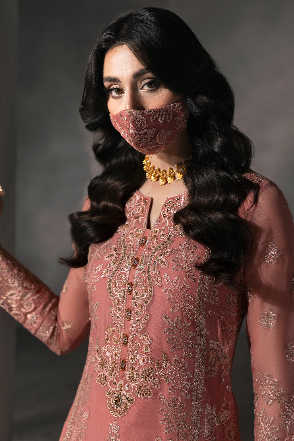 Laconic By Flossie Unstitched 3 Piece Formals Collection'2025-FE - 907 A