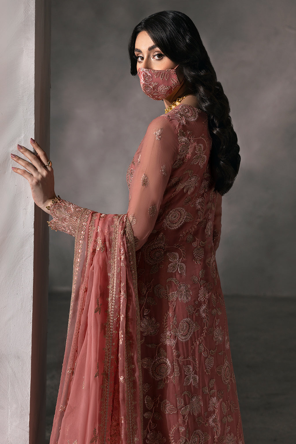 Laconic By Flossie Unstitched 3 Piece Formals Collection'2025-FE - 907 A