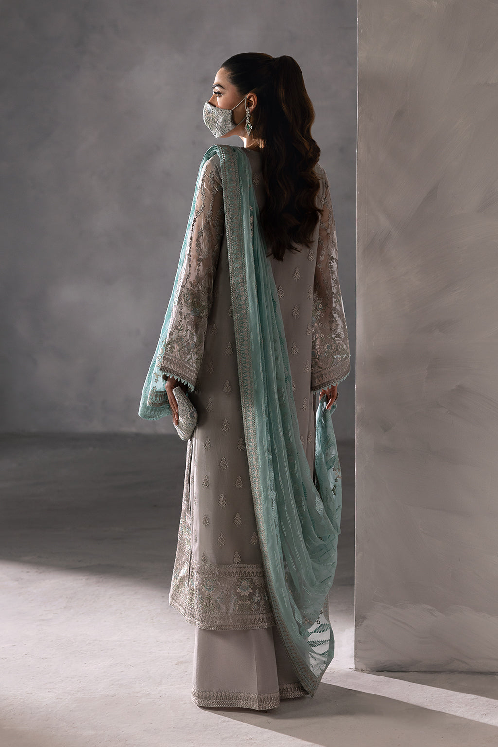 Laconic By Flossie Unstitched 3 Piece Formals Collection'2025-FE - 908