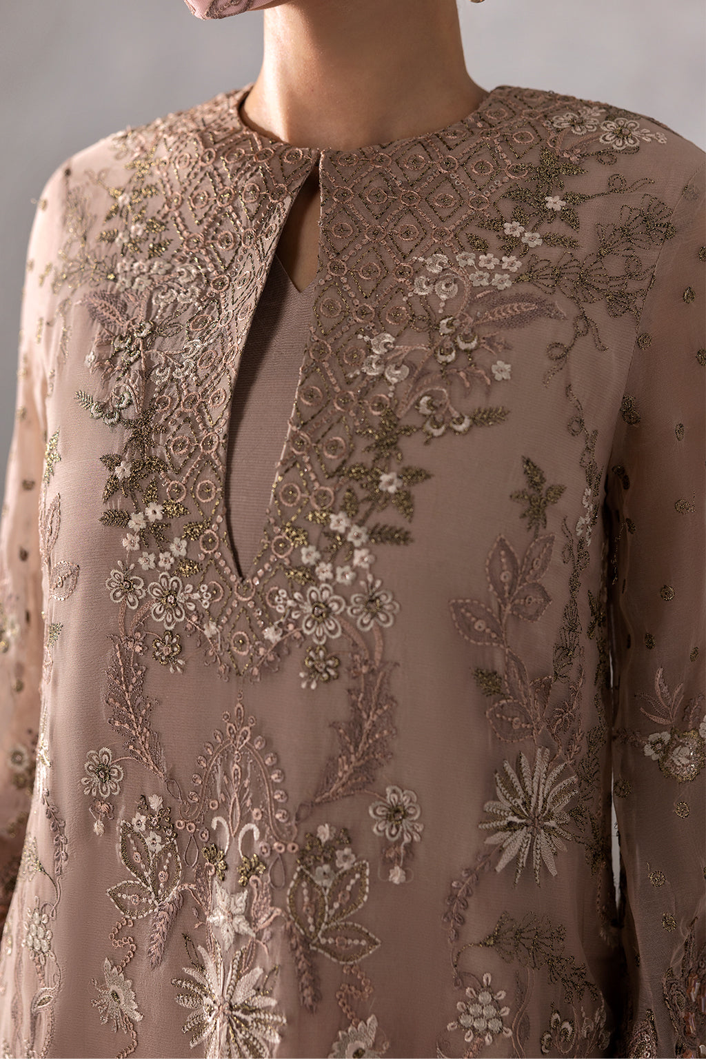Laconic By Flossie Unstitched 3 Piece Formals Collection'2025-FE - 910