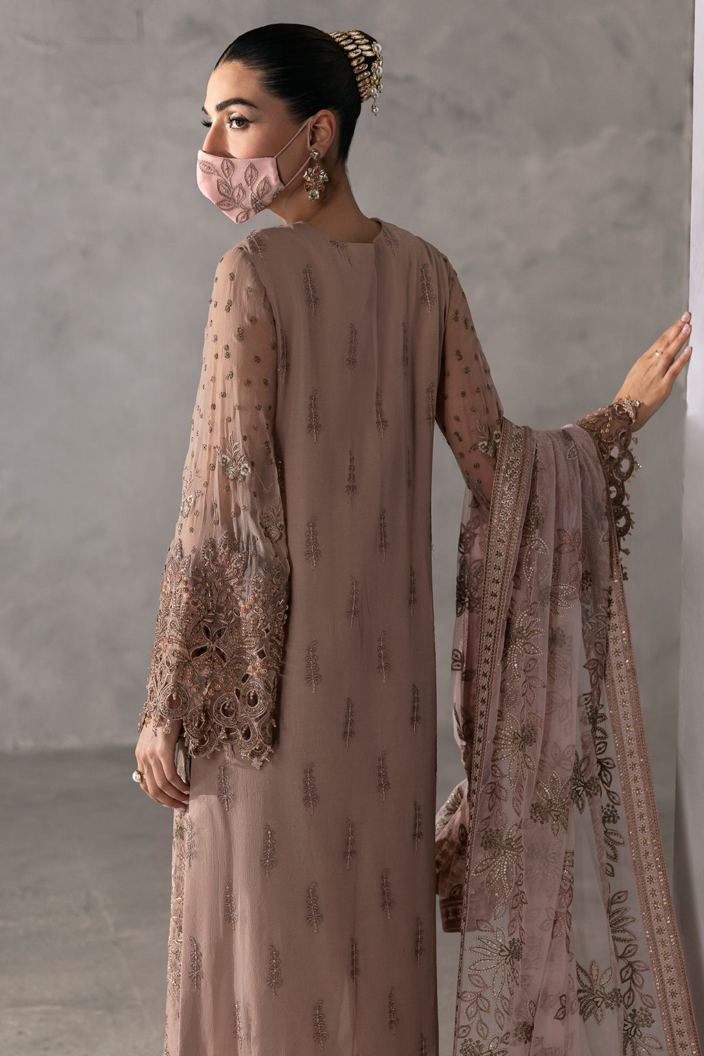 Laconic By Flossie Unstitched 3 Piece Formals Collection'2025-FE - 910