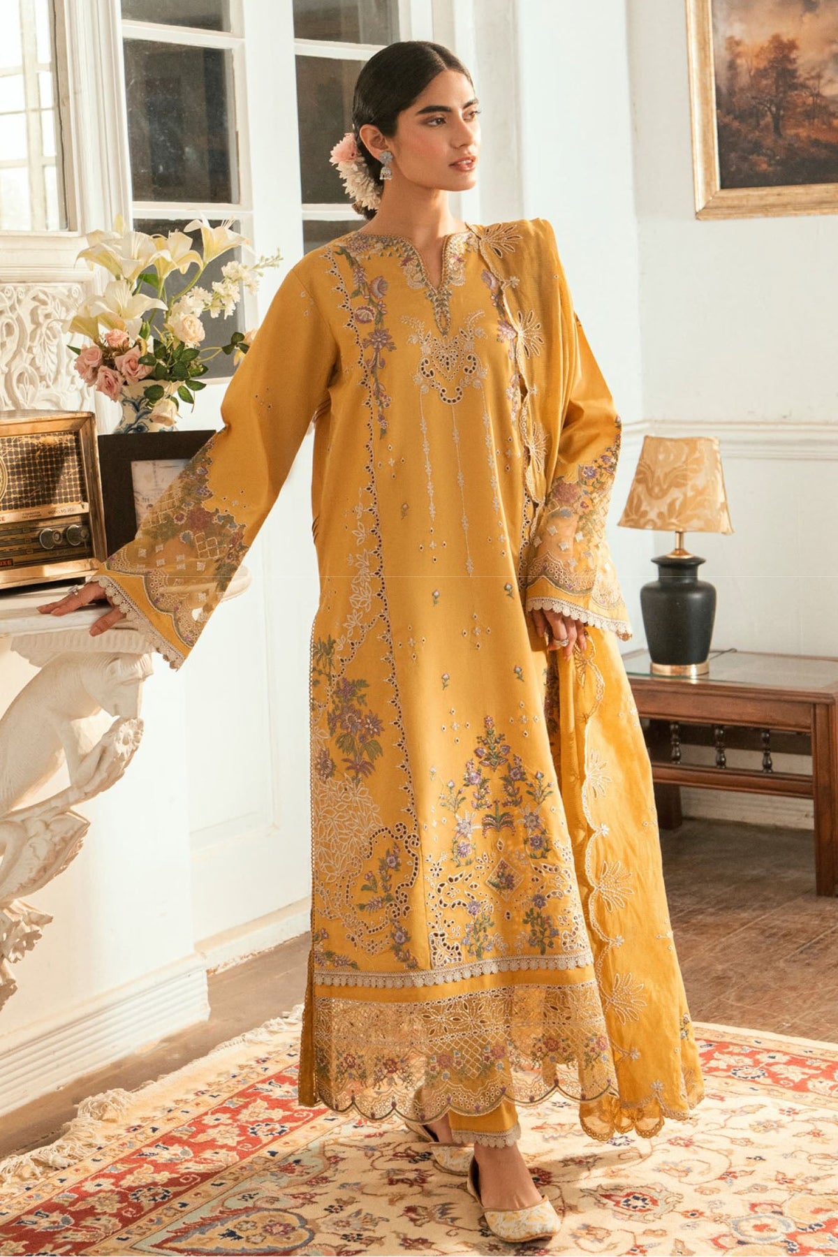Best Of Florent Unstitched 3 Piece Emb Lawn Eid Edit Collection-FEE-06-B