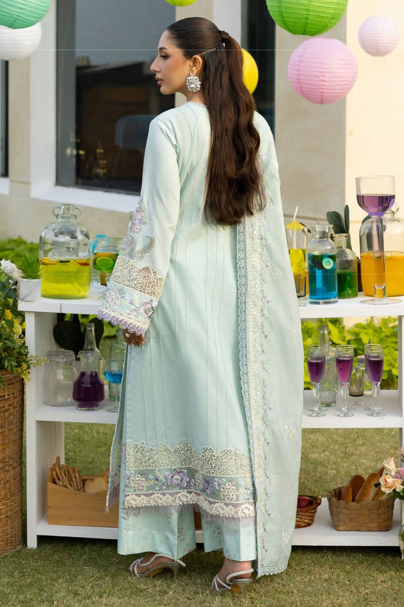Florent Unstitched 3 Piece Lawn Eid Collection'2025-FEF-02-B