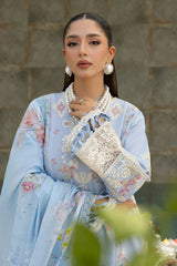 Florent Unstitched 3 Piece Lawn Eid Collection'2025-FEF-06-B