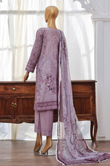 Aashkaar By Hz Stitched 3 Piece Emb Lawn Series Collection'2024-FEL-403