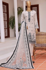 Aashkaar By Hz Stitched 3 Piece Emb Lawn Series Collection'2024-FEL-404