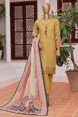 Aashkaar By Hz Stitched 3 Piece Emb Lawn Series Collection'2024-FEL-408