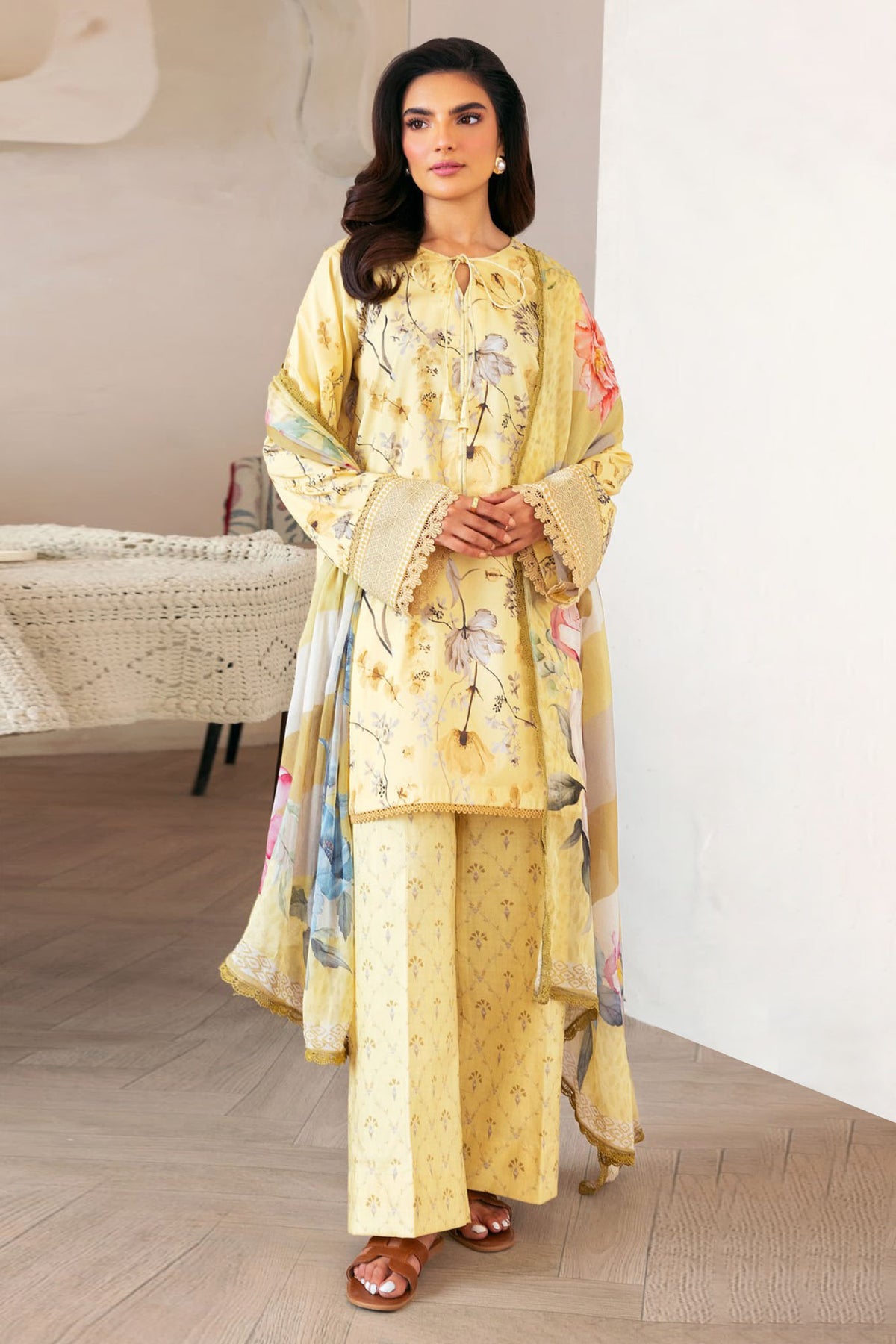 Florent Unstitched 3 Piece Luxury Prints Collection'2025-FL-02-A