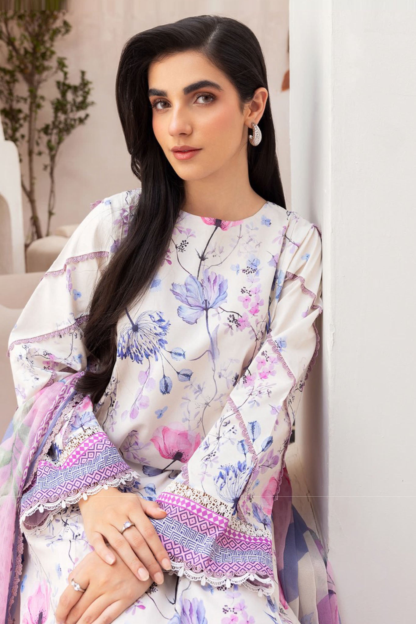Florent Unstitched 3 Piece Luxury Prints Collection'2025-FL-02-B