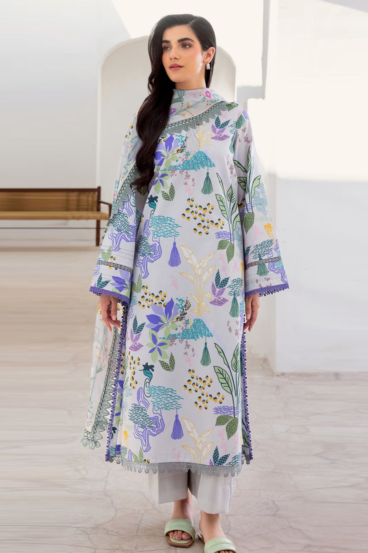 Florent Unstitched 3 Piece Luxury Prints Collection'2025-FL-05-A