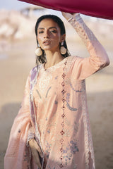 Florent Unstitched 3 Piece Festive Luxury Lawn Suit-FLL-5B