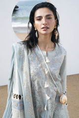 Florent Unstitched 3 Piece Festive Luxury Lawn Suit-FLL-6B