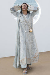 Florent Unstitched 3 Piece Festive Luxury Lawn Suit-FLL-6B