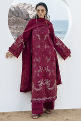 Florent Unstitched 3 Piece Festive Luxury Lawn Suit-FLL-7A