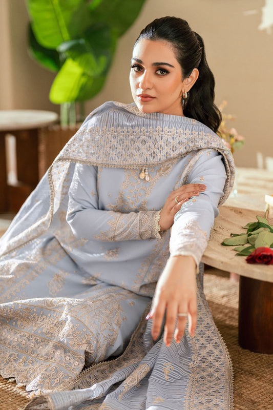 Florent Unstitched 3 Piece Luxury Lawn Eid Edit Collection'2025-FL-02-B