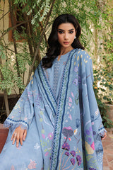 Zync Whispers By Florent Unstitched 3 Piece Winter Collection'2025-FL-3A