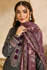 Zync One Nation By Florent Unstitched 3 Piece Winter Vol-01 Collection'2025-FL-03-A