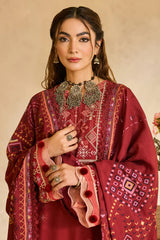 Zync One Nation By Florent Unstitched 3 Piece Winter Vol-01 Collection'2025-FL-04-A