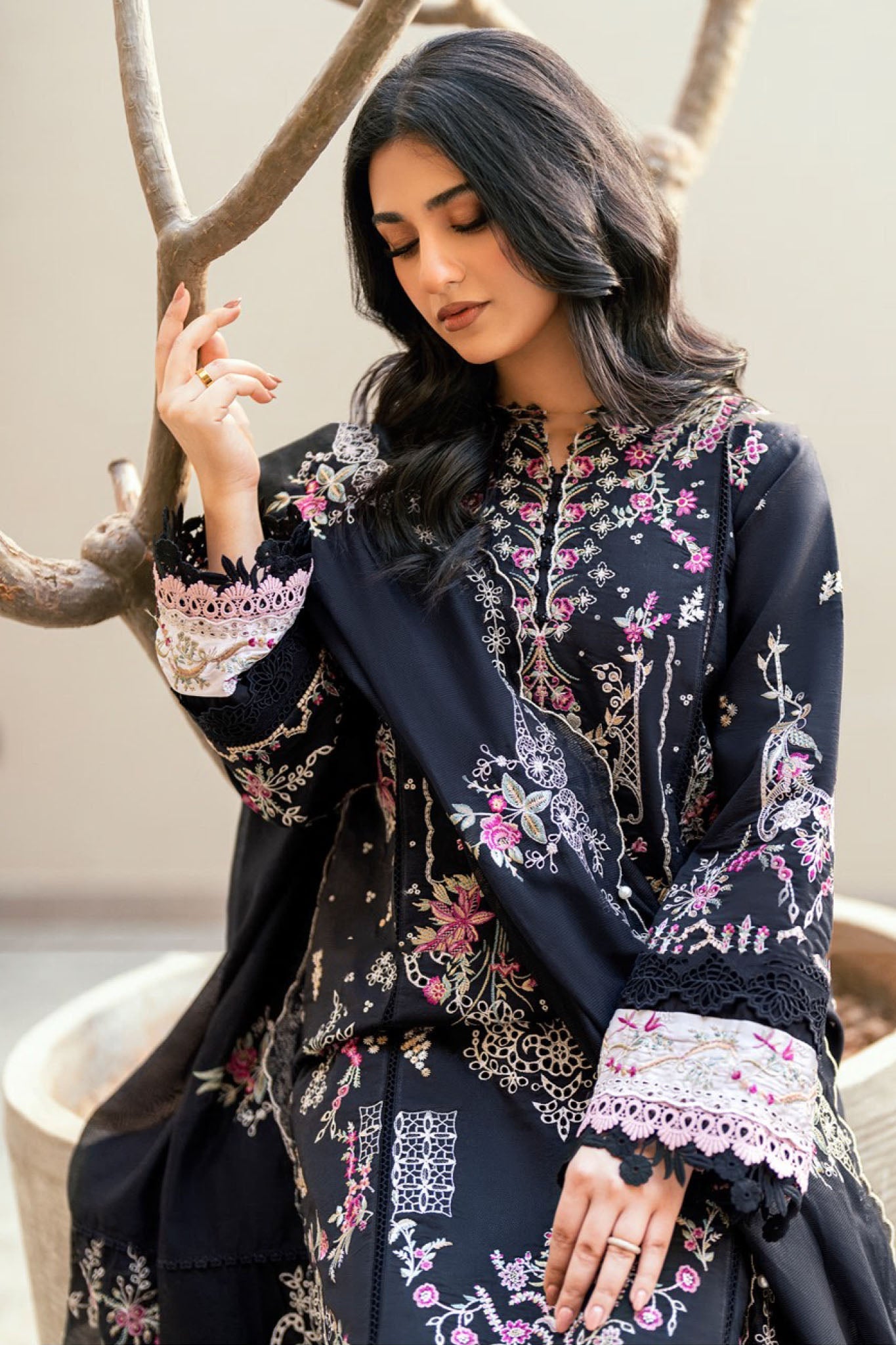 Best Of Florent Unstitched 3 Piece Luxury Lawn Eid Edit Collection'2025-FL-05-A