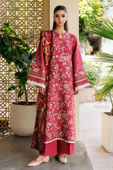 Zync Whispers By Florent Unstitched 3 Piece Winter Collection'2025-FL-6B