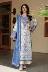 Zync Whispers By Florent Unstitched 3 Piece Winter Collection'2025-FL-8A