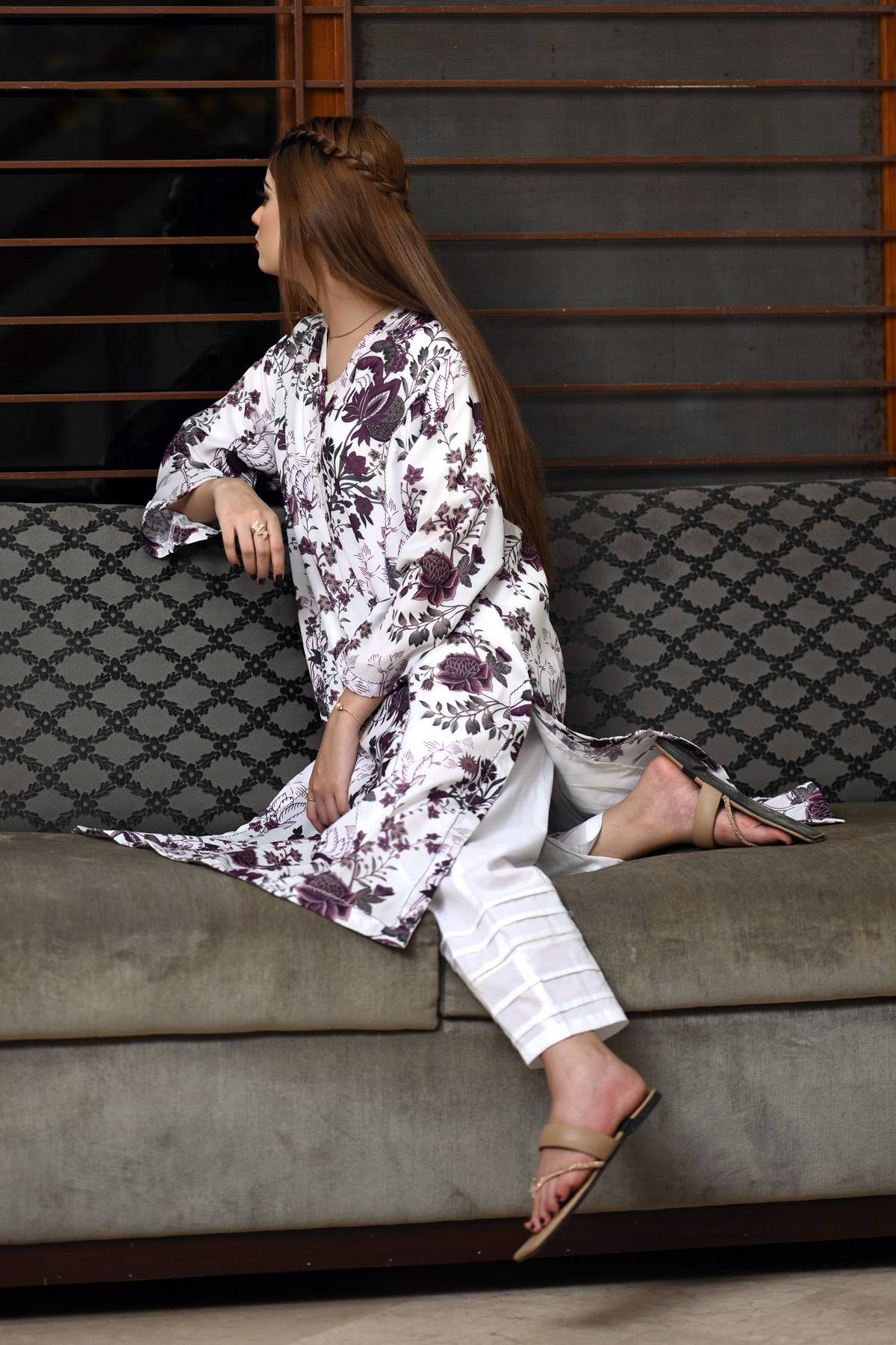Suitsu Stitched Co Ords Collection-Banafshi