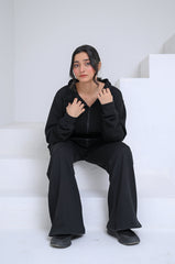 Winter Women Core By Suitsu Stitched Western Suit-Urban Zip Comfort Set