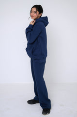 Winter Women Core By Suitsu Stitched Western Suit-Midnight Cozy Set