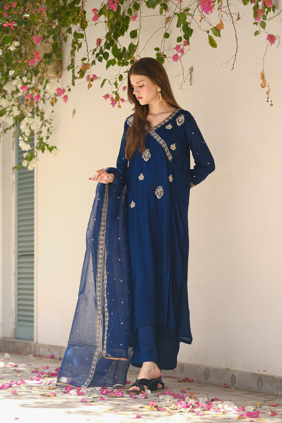 Sprinkles Stitched 3 Piece Formals Luxury Festive Women Collection'2025-Midnight Glam 3pcs- Embroidered