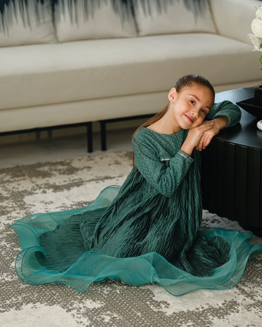 Sprinkles Stitched 1 Piece Formals Shirts Kids Collection'2025-Noor - 1pcs Embellished