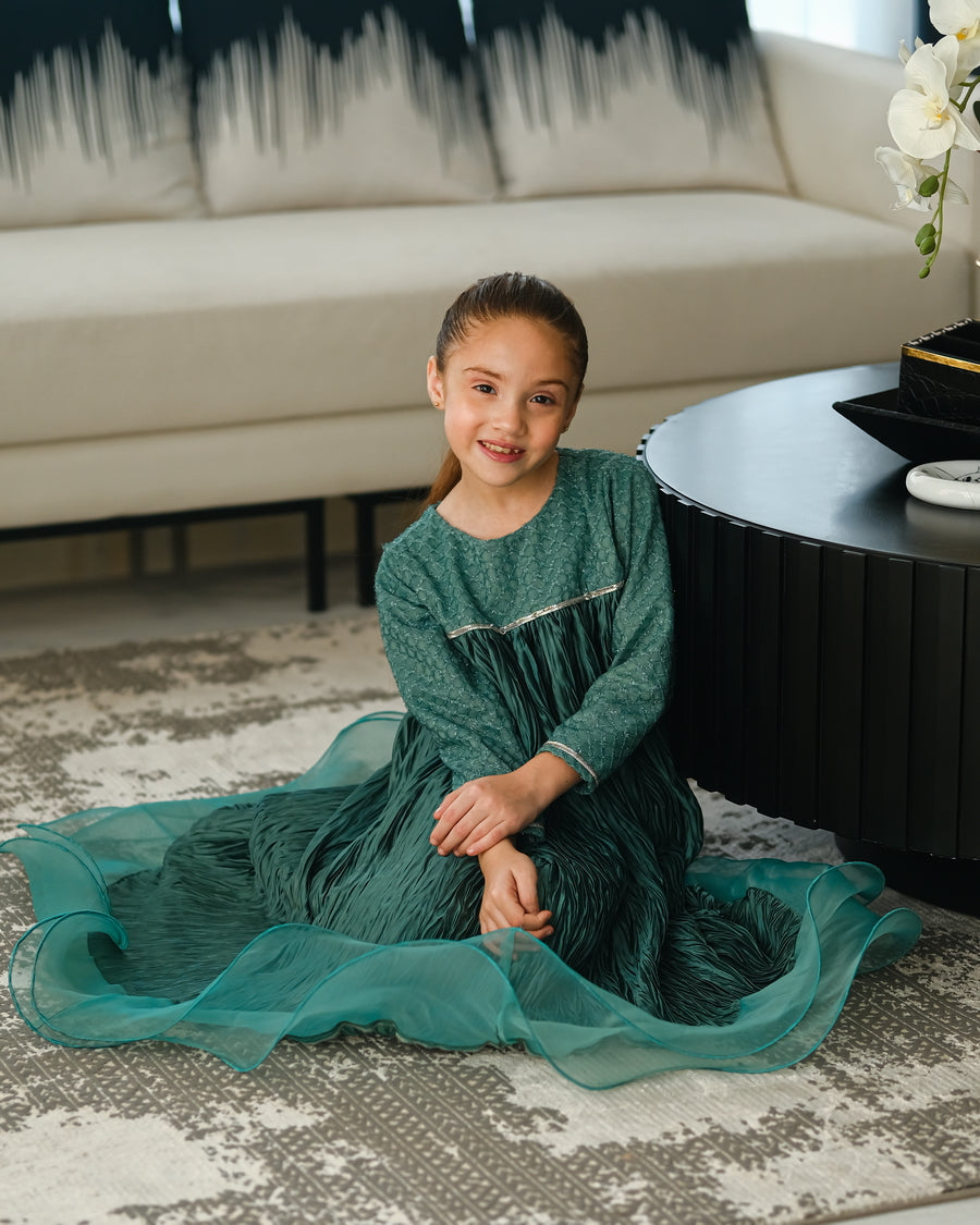 Sprinkles Stitched 1 Piece Formals Shirts Kids Collection'2025-Noor - 1pcs Embellished