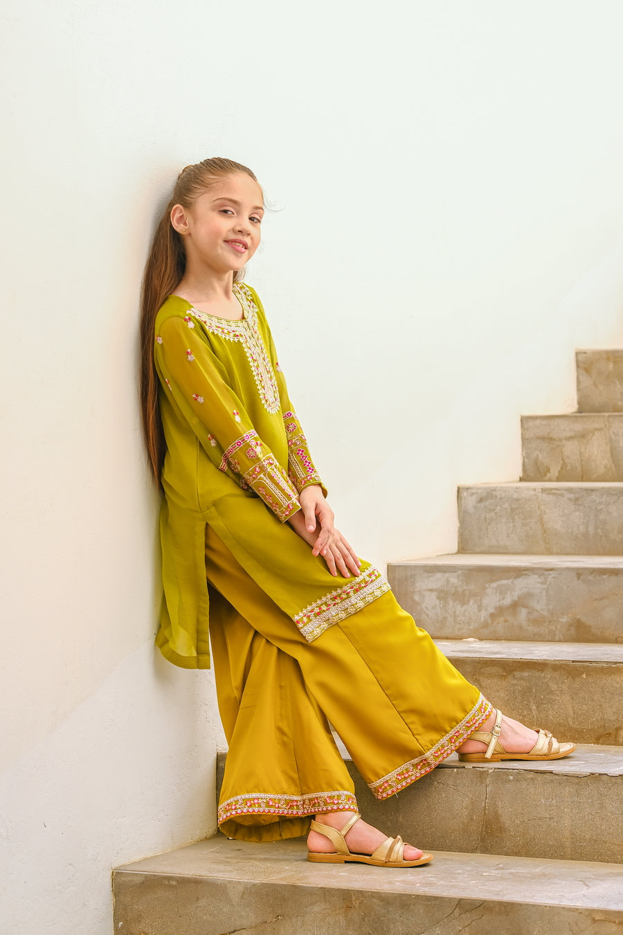 Sprinkles Stitched 2 Piece Formals Festive Kids Collection'2025-Anaya - 2ps Embroidered