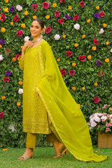 Dhaga Stitched 3 Piece Formals Suit-Zaira