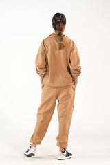 Sprinkles Stitched 2 Piece Winter Co Ord Sets Women Collection'2025-Linear Coffee Brown - 2pcs Co-Ord Set