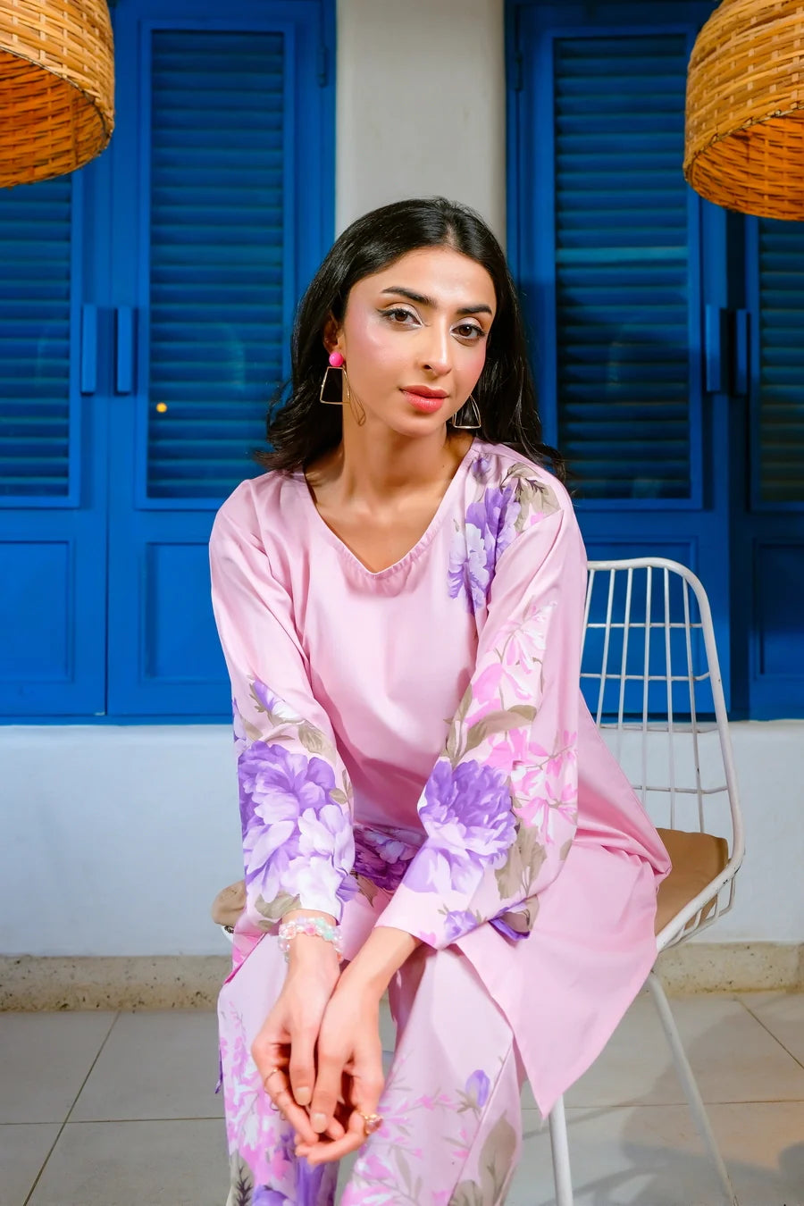 Amal Stitched 2 Piece Luxury Lawn Collection-Iris