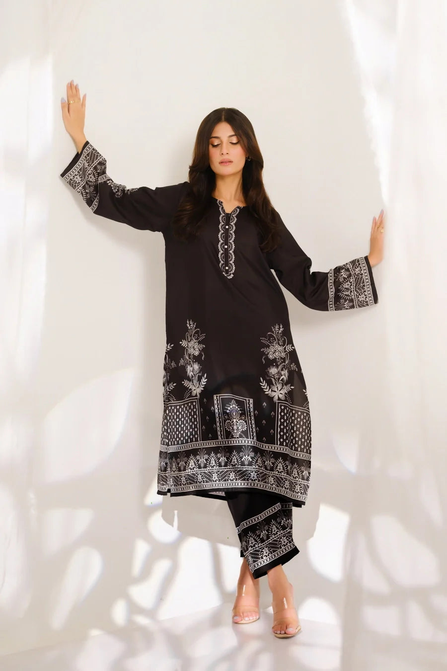 Amal Stitched 2 Piece Blended Lawn Collection'2025-Nova