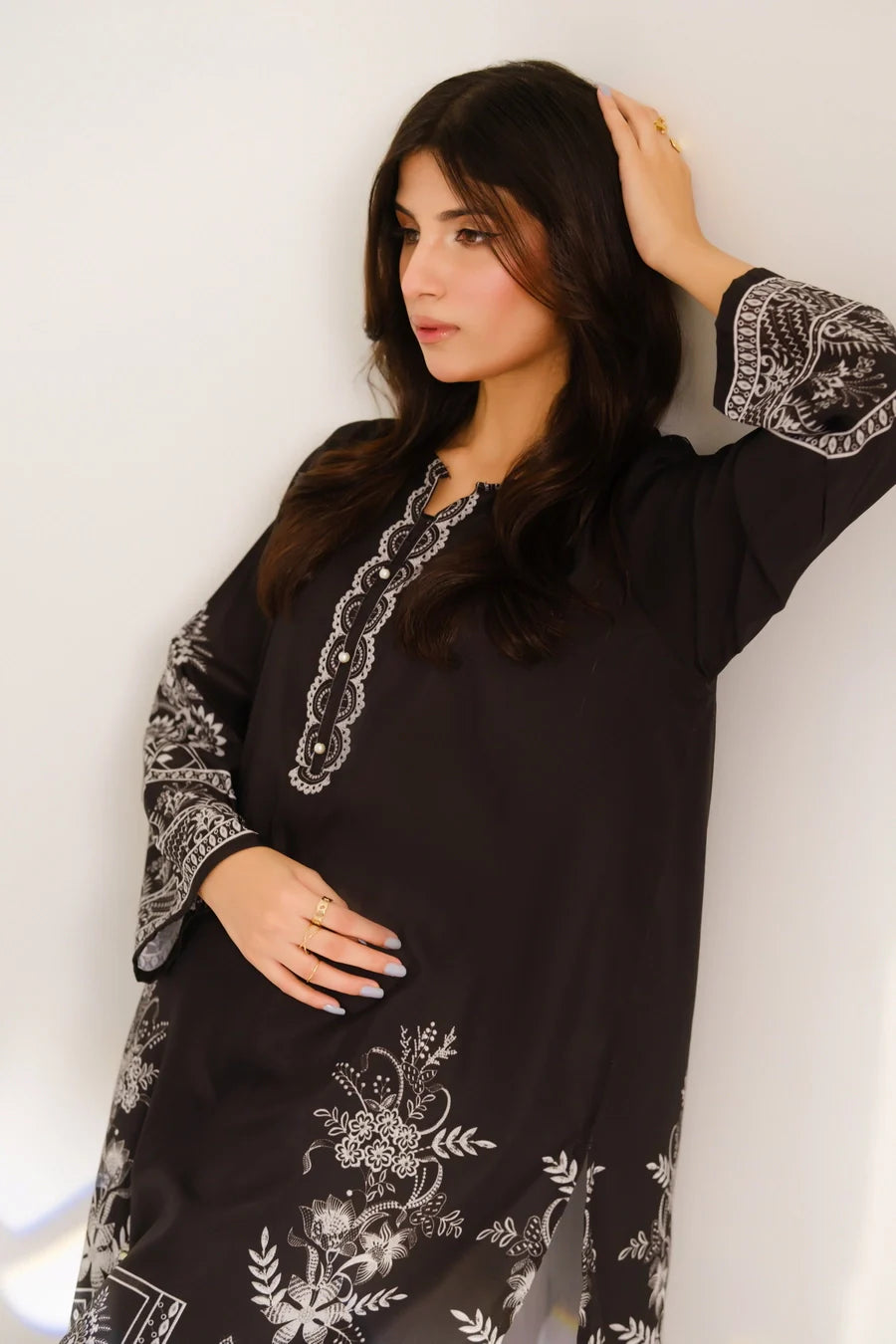 Amal Stitched 2 Piece Blended Lawn Collection'2025-Nova