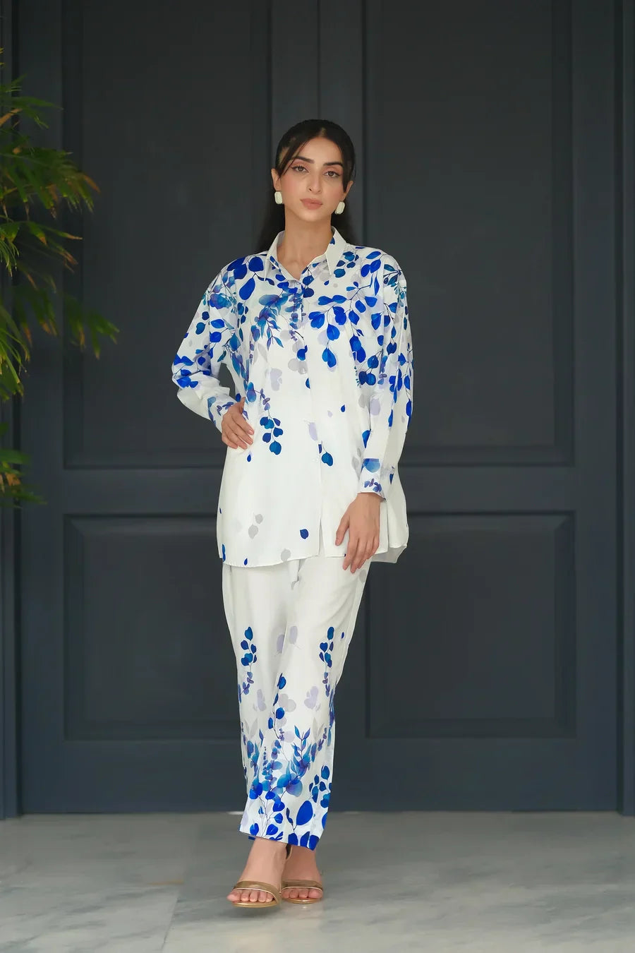 Zaib E Hoor Feroza Blossom 2Pc Stitched Suit