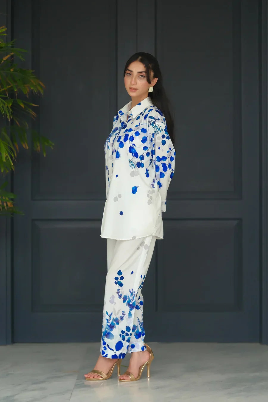 Zaib E Hoor Feroza Blossom 2Pc Stitched Suit