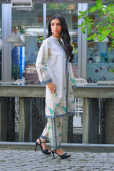 Amal Stitched 2 Piece Luxury Lawn Collection-Majestic