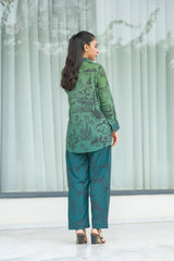 Dhaga Stitched 2 Piece Crepe Collection'2025-Misty